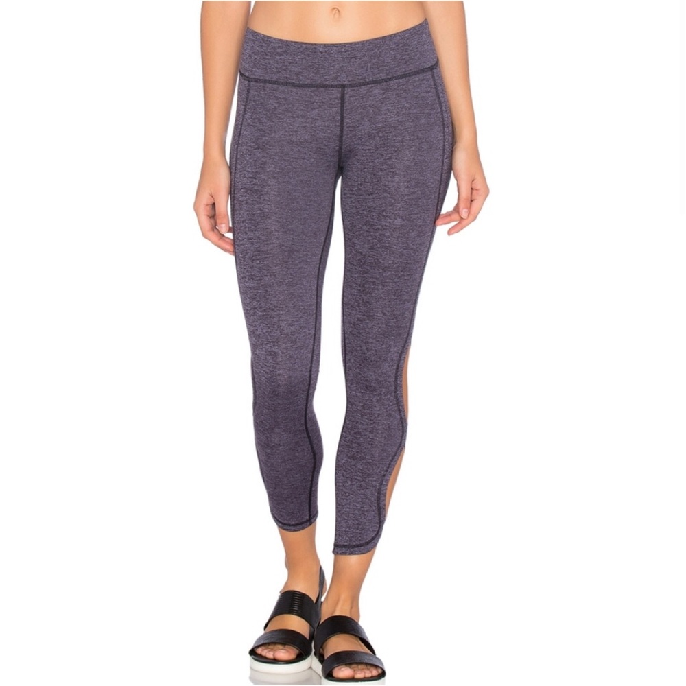 FP Movement Free People Infinity Active Tights Heathered Navy Blue Purple Small